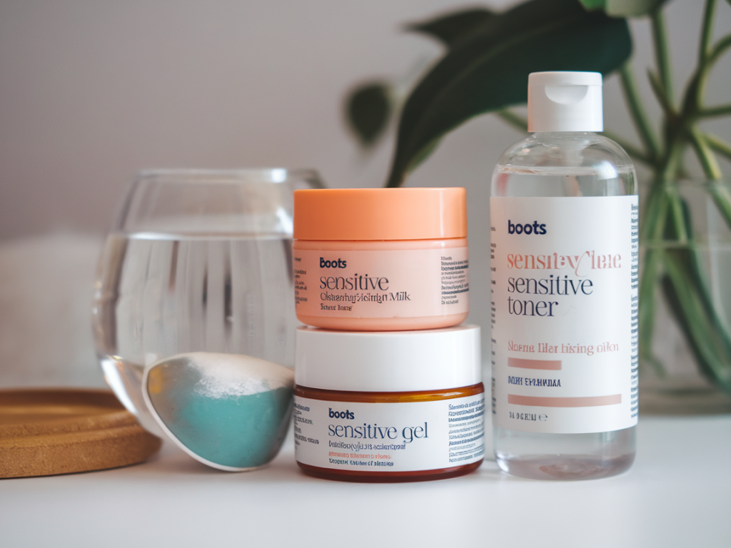 what to buy from boots for a calming, non-irritating evening routine for sensitive skin