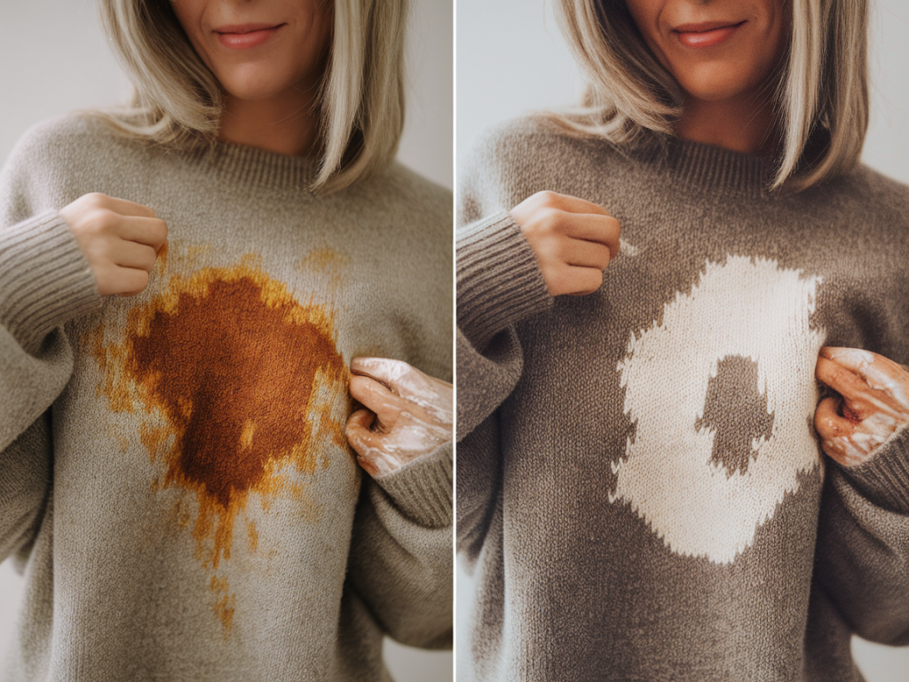 How to rescue a wool jumper with stubborn stains using pantry staples and a gentle hand
