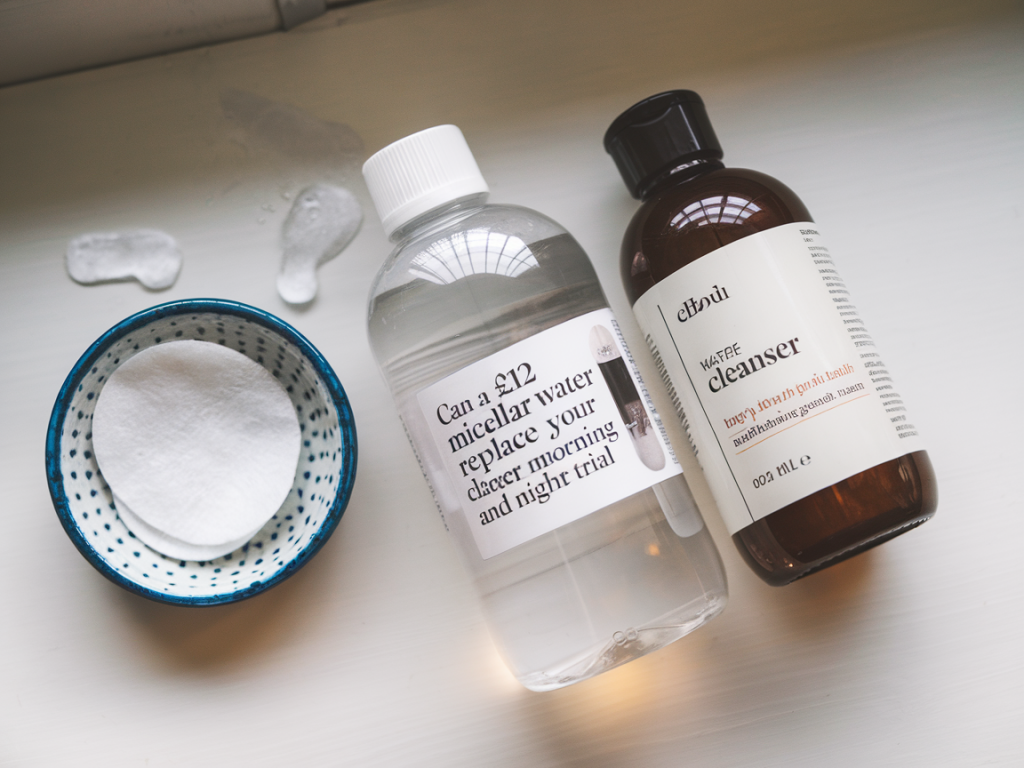 Can a £12 micellar water replace your cleanser? a two-week morning-and-night trial