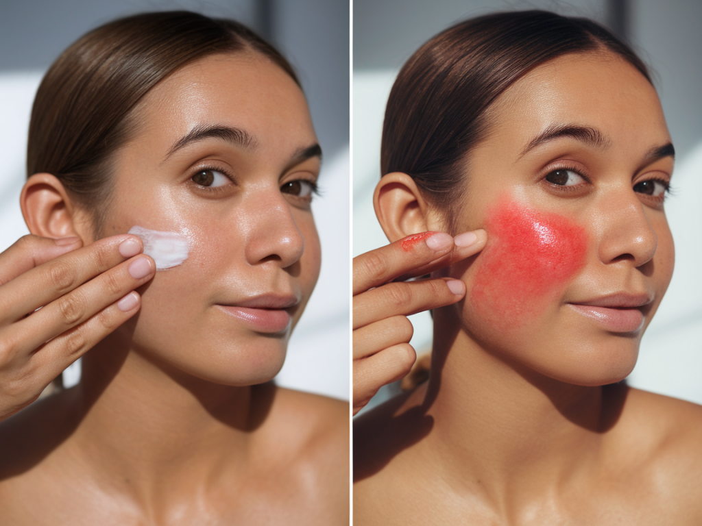 Which lightweight daytime serum beats the ordinary for reducing midday redness? a two-week patch test